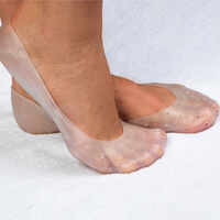 Смягчающие носочки с перфорацией для ухода за кожей стоп (белые), арт. 3926